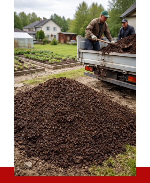 Плодородный грунт в Белорецке с доставкой от 4258 р. | ПРОНЕРУДБлр