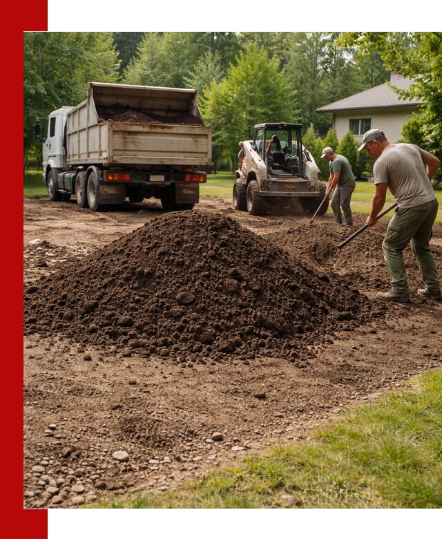 Доставка и укладка грунта для газона в Белорецке