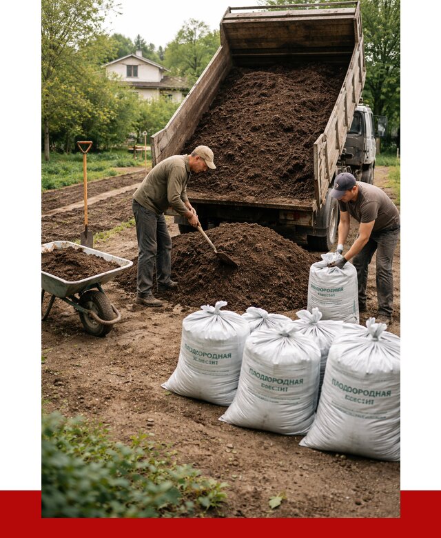 Плодородная смесь в Белорецке от 4258 р./куб с доставкой | ПРОНЕРУДБлр