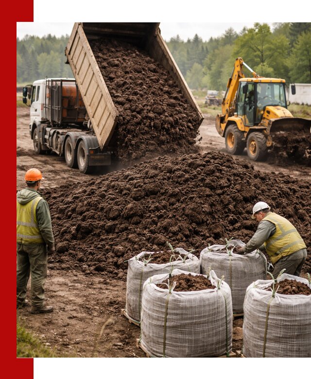 Доставка нейтрального торфа в Белорецке оптом и в розницу
