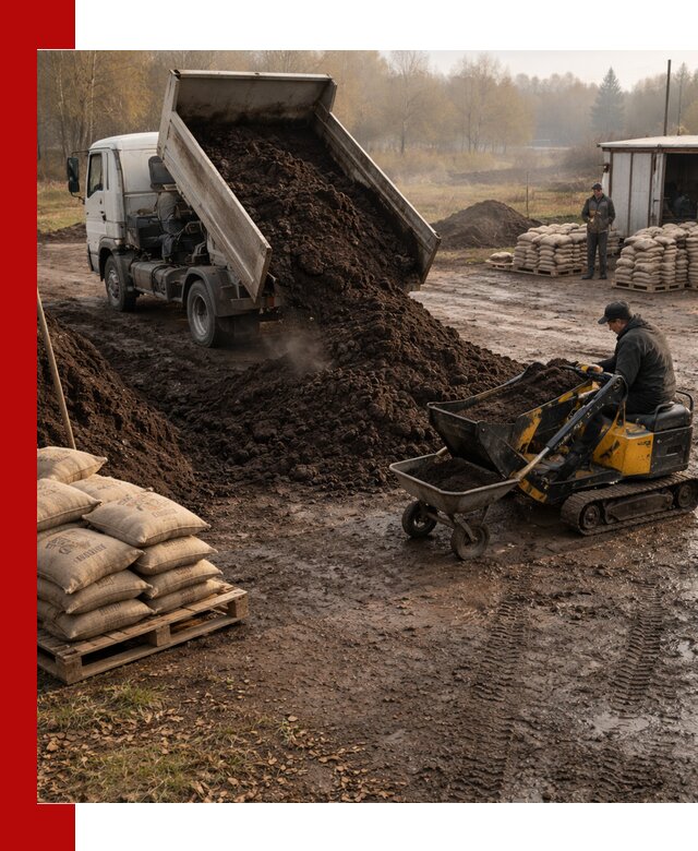 Кислый торф в доставке по выгодным ценам в Белорецке