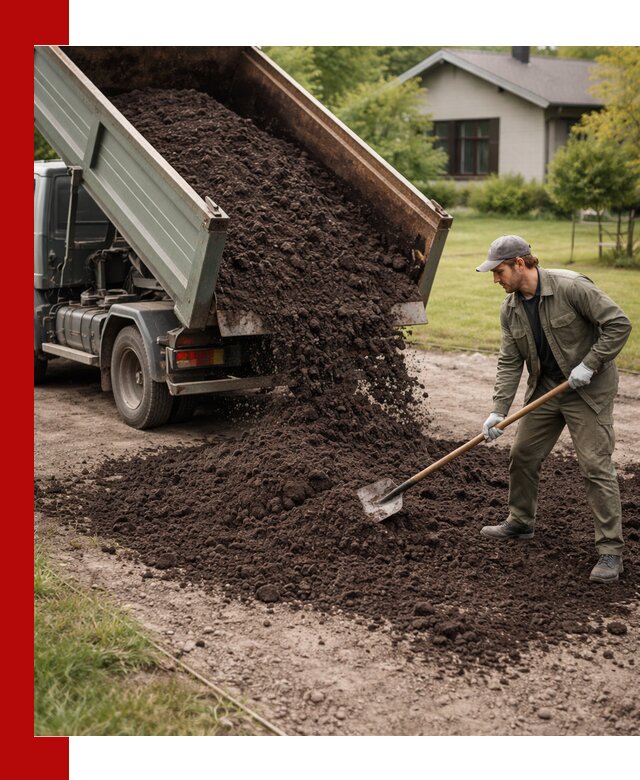 Чернозем для газона с доставкой в Белорецке быстро и качественно