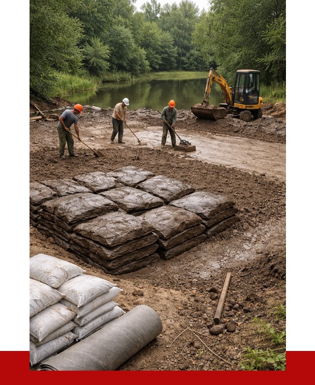 Купить глину для пруда в Белорецке от 4562 р. с доставкой | ПРОНЕРУДБлр