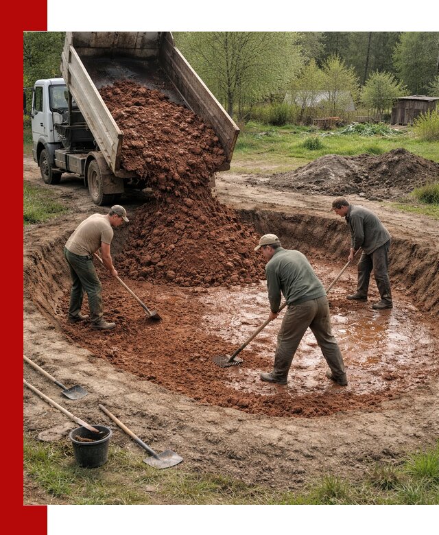 Купить качественную глину для пруда в Белорецке