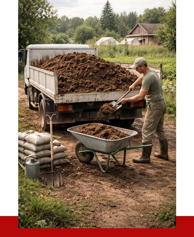 Купить коровий навоз с доставкой в Белорецке от 1825 р. | ПРОНЕРУДБлр