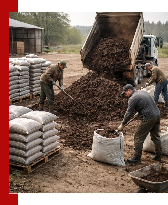Доставка компоста оптом и в розницу в Белорецке
