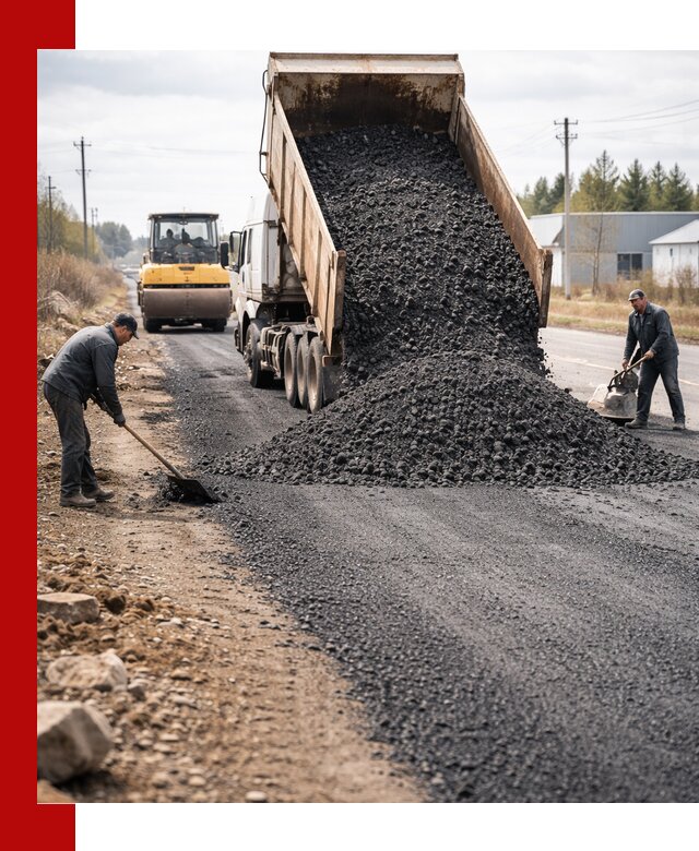 Асфальтовая крошка для дорог в Белорецке — поставка и доставка