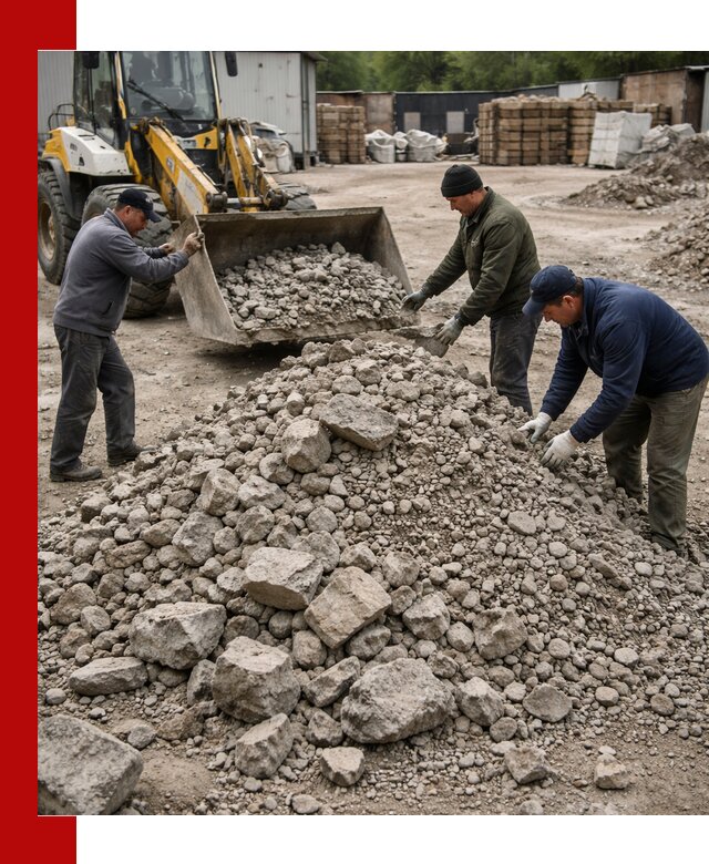 Демонтаж и вывоз бой бетона в Белорецке