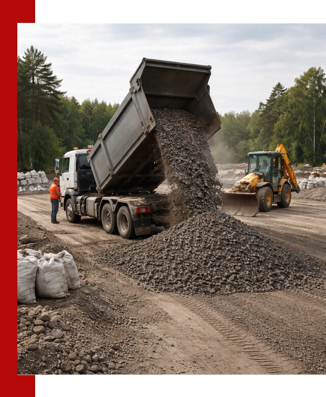 Доставка дробленого асфальта в Белорецке для дорожных работ