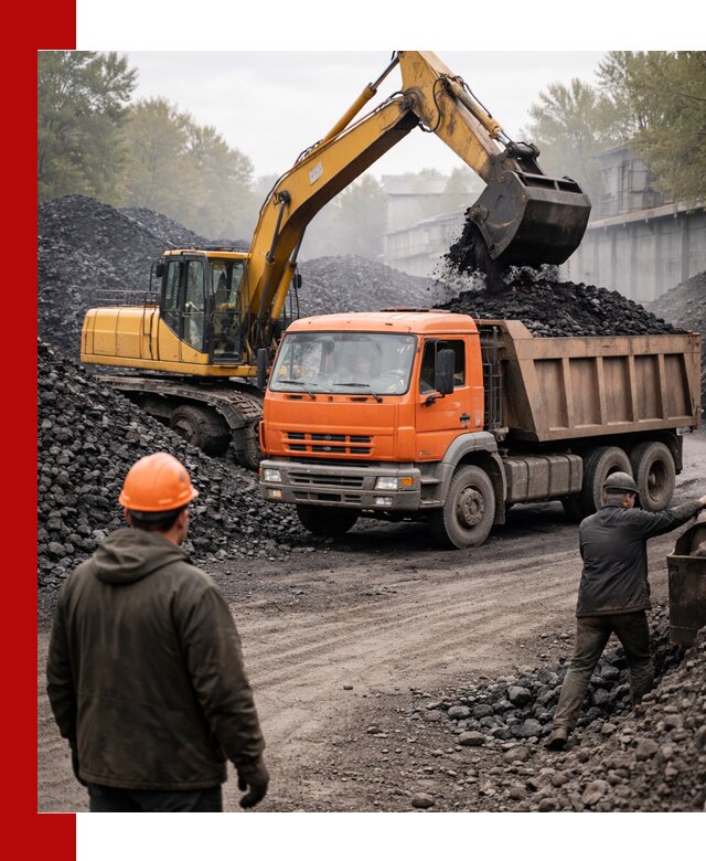 Доставка угля автотранспортом в Белорецке быстро и выгодно