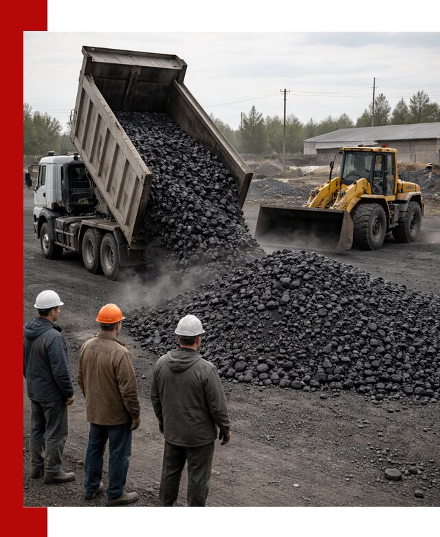 Доставка угля антрацита в Белорецке с самосвалами и погрузкой