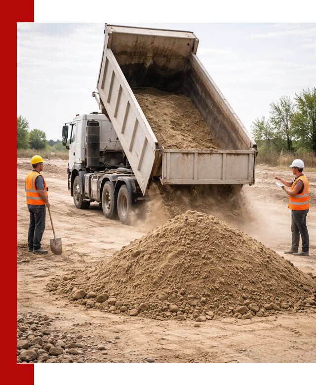 Доставка самосвалом 15 кубов в Белорецке за город и по городу