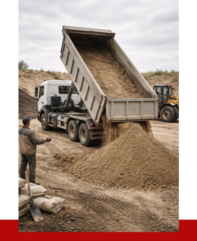 Доставка самосвалом 20 кубов в Белорецке от 7603 р. | ПРОНЕРУДБлр