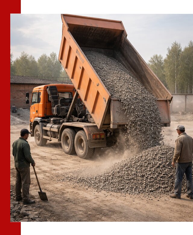 Доставка самосвалом 20 м3 в Белорецке быстро и надежно