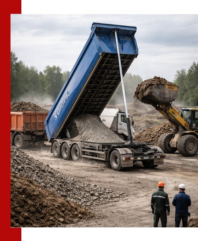 Аренда тонар 40 тонн в Белорецке с доставкой материалов