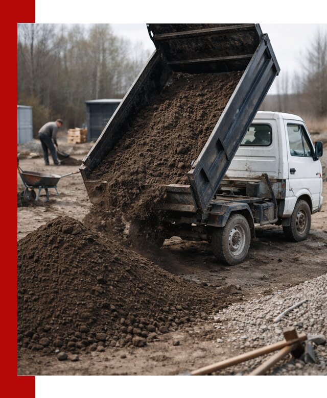 Аренда минисамосвала в Белорецке для доставки сыпучих материалов