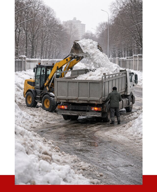 Вывоз снега с погрузкой в Белорецке от 3548 р. ПРОНЕРУДБлр
