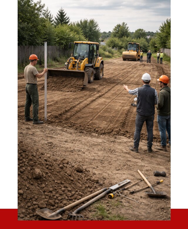 Планировка участка грунтом в Белорецке от 4562 р ПРОНЕРУДБлр
