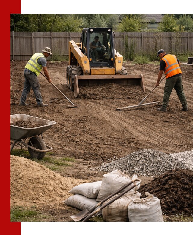Выравнивание участка под строительство и благоустройство в Белорецке